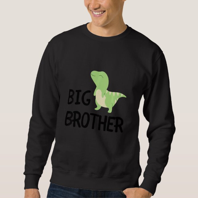 Sudadera Kids Big Brother Dinosaur Best Bro Ever World's Gr (Anverso)