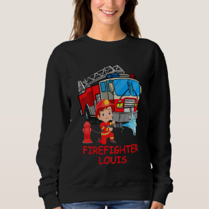 Sudadera Kids Bomberos de bomberos de motor de bomberos de