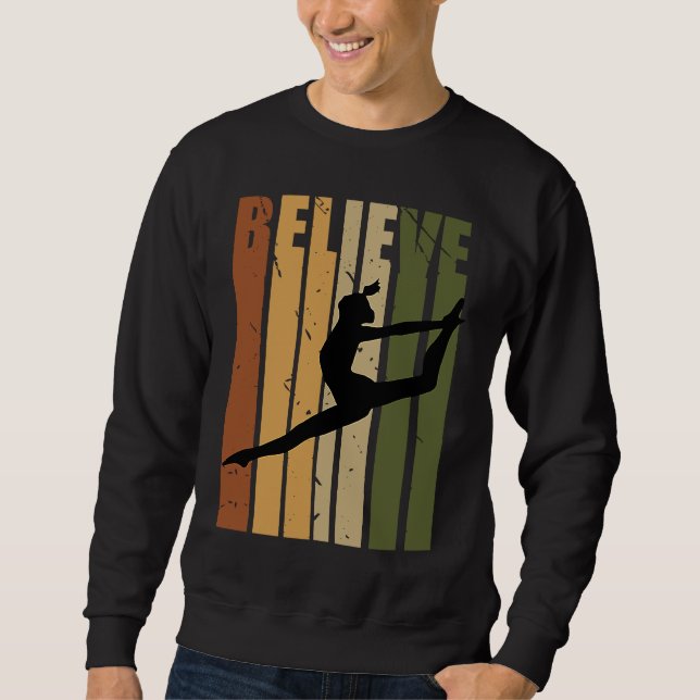 Sudadera Kids Camouflage Retro Dance Motivating Believe Pra (Anverso)
