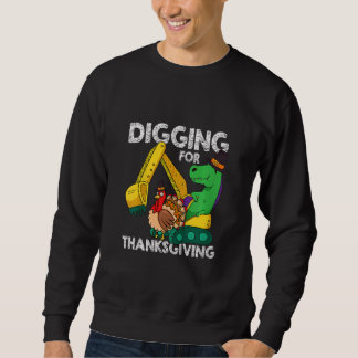 Sudadera Kids Digging For Thanksgiving Day Cool Dinosaur Re