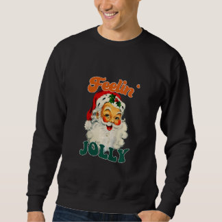 Sudadera Kids Feelin' Jolly Vintage Merry Christmas Xmas Vi