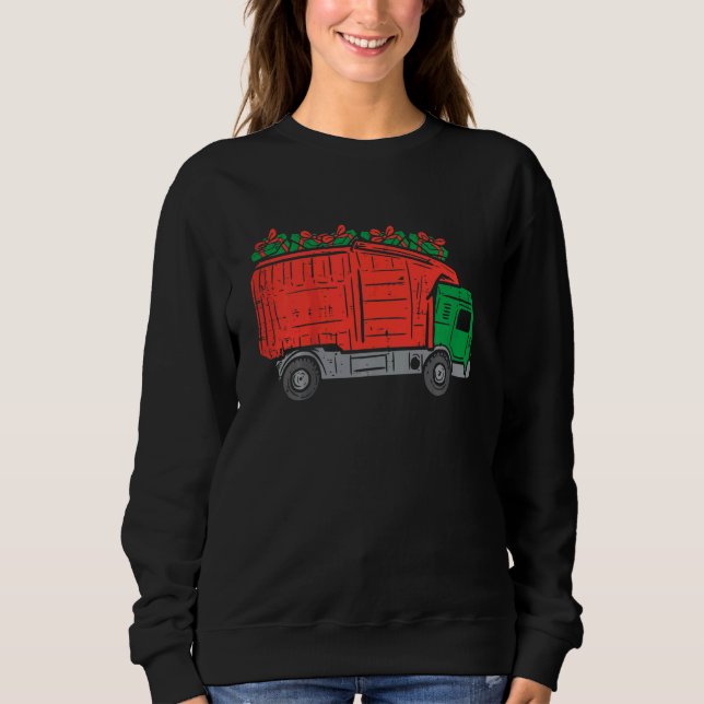 Sudadera Kids Garbage Truck Xmas Toddler Boys Christmas Kid (Anverso)