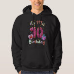 Sudadera Kids It's My 10th Birthday 10 Years Donut Cak<br><div class="desc">Kids It's My 10th Birthday 10 Years Donut Cake</div>