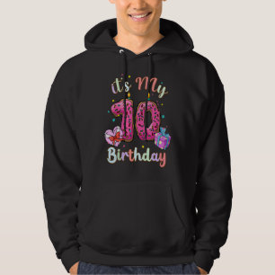 Sudadera Kids It's My 10th Birthday 10 Years Donut Cak