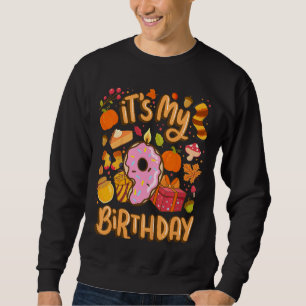 Sudadera Kids It's My 9 Birthday Autumn Maple Leaf Fall Sea
