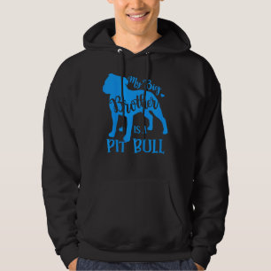 Sudadera Kids My Big Cute Brother Es Un Pitbull Para Chica