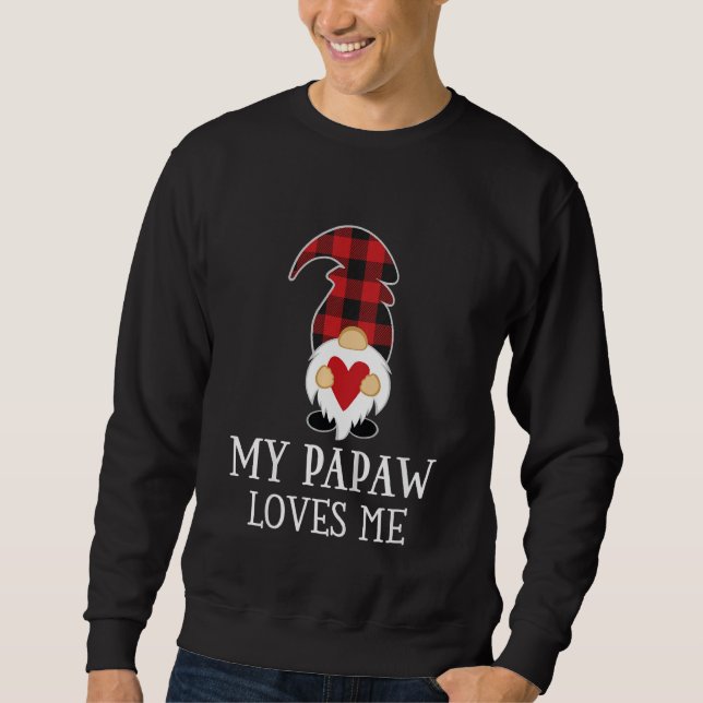 Sudadera Kids My Papaw Loves Me Grandchild Gnome (Anverso)