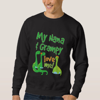 Sudadera Kids Nana and Grampy Love Me Grandson Dinosaur