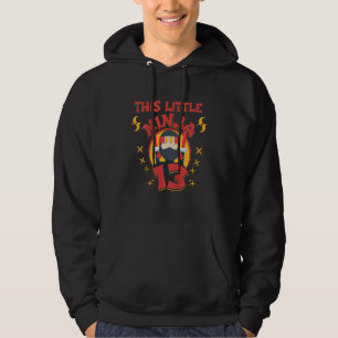 Sudadera Kids Ninja Age 13 Karate Fan 13th Birthday Party