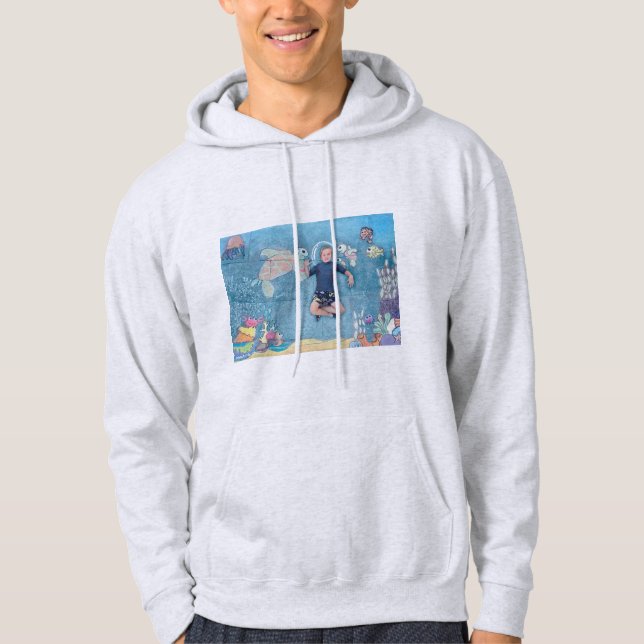 Sudadera KidsArt para CHOC - Explorador subacuático (Anverso)