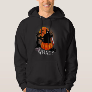 Sudadera Killer Halloween Scary Moon Black Cat With Knife P