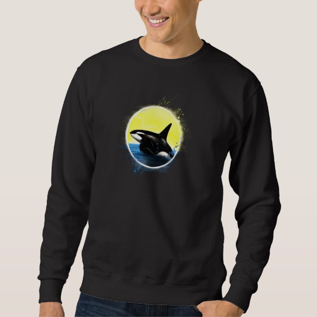 Sudadera Killer Whale Beach Orca Pul Hoodie (Anverso)