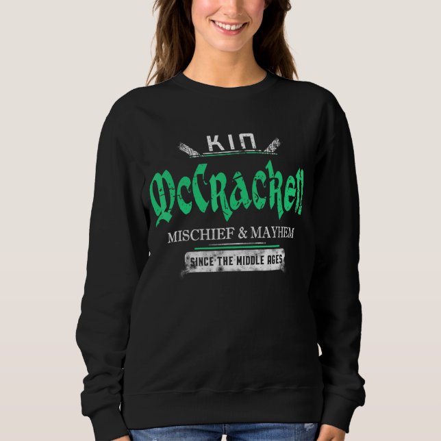 Sudadera Kin Mccracken Mischief Y Mayhem Desde El Medio (Anverso)