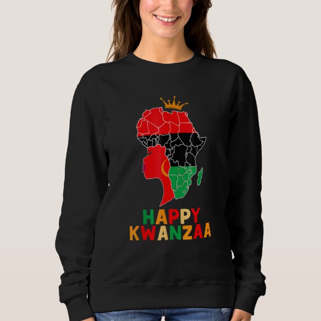 Sudadera Kinara Seven Principles African American Kwanzaa A (Anverso)