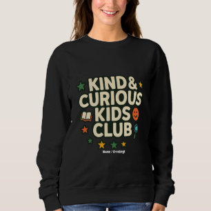 Sudadera Kind & Curious Kids Club Mentalidad de Crecimiento