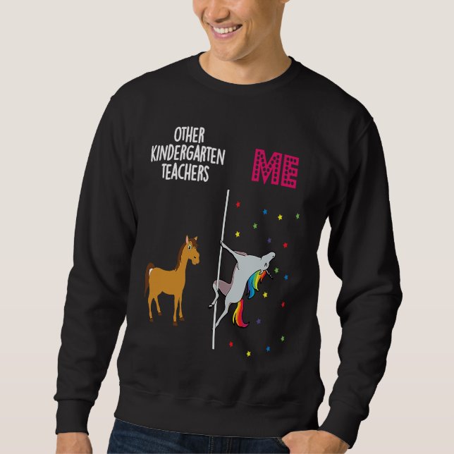 Sudadera Kindergarten Teacher Unicorn Others You (Anverso)