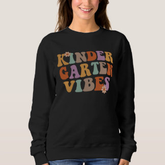 Sudadera Kindergarten Vibes Back to School Retro Kindergart