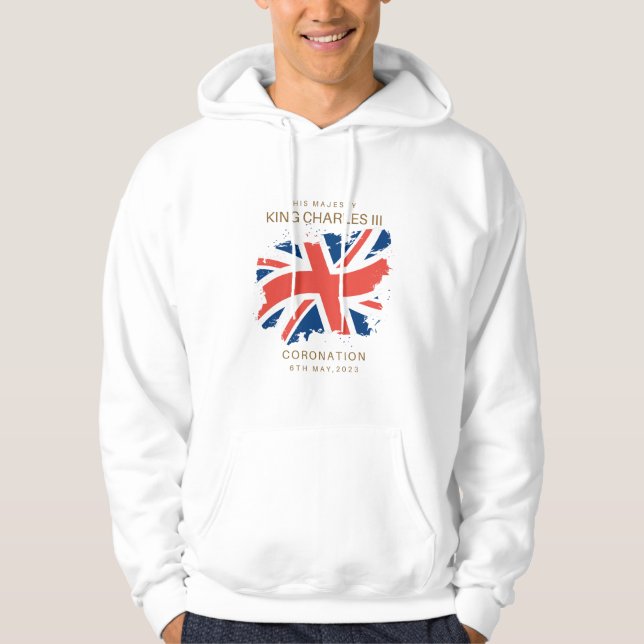 Sudadera King Charles III Union Jack Flag T-Shirt Sweatshir (Anverso)