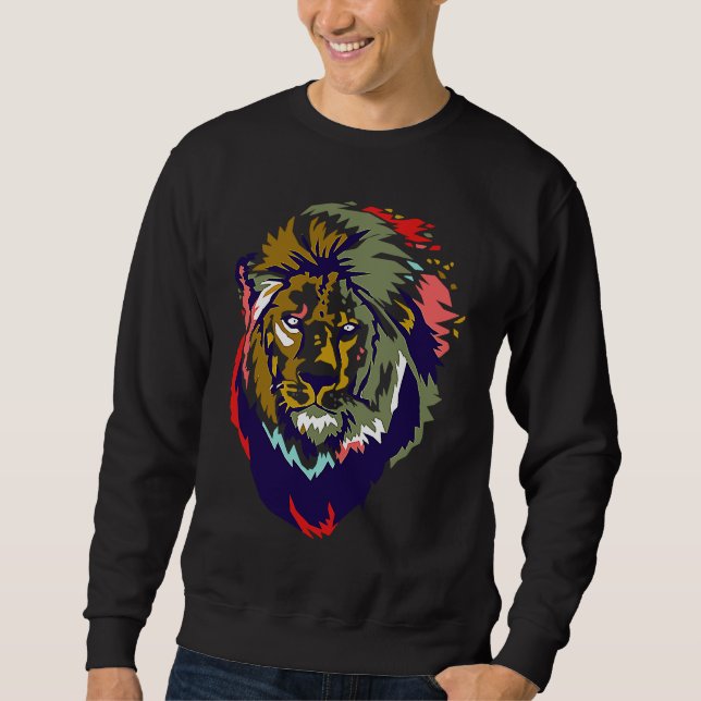 Sudadera King Lion  Animal (Anverso)