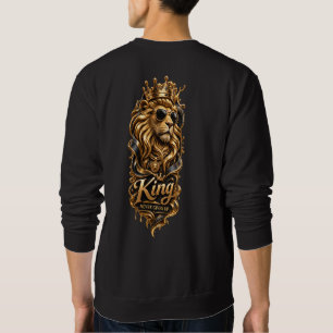 Sudadera King Lion Crown – Realce Masculino Real