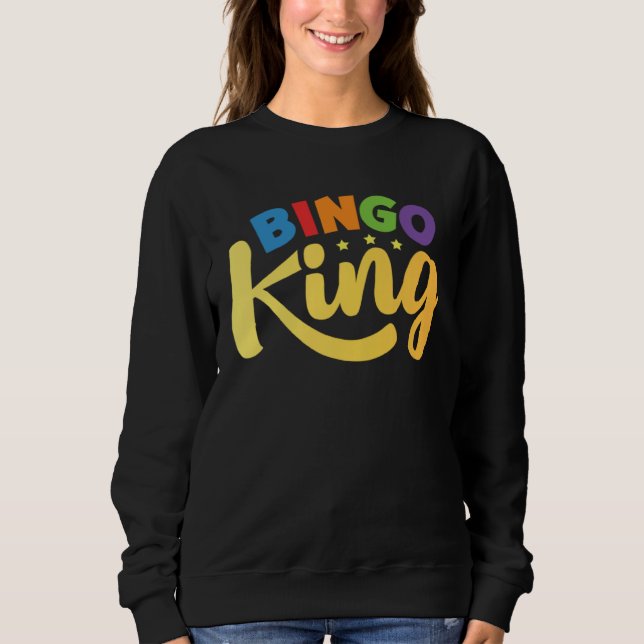 Sudadera King Of Bingo Gambling Lottery Bingo Balls Bingo P (Anverso)