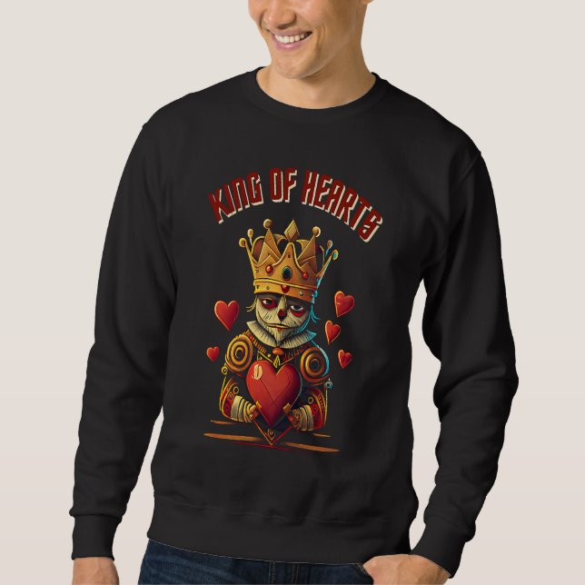Sudadera King Of Hearts Matching Couple Saint Valentine's D (Anverso)