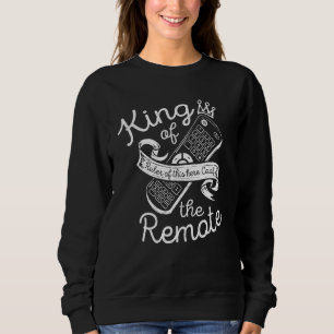 Sudadera King Of Remote Control Tv Funny Potato Couch L