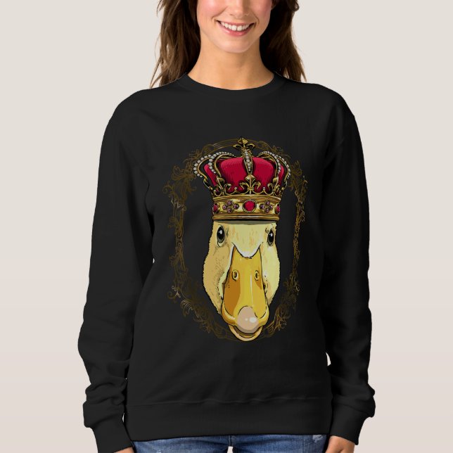 Sudadera King Queen Duck Princess Farm Animal Farmer Duck (Anverso)