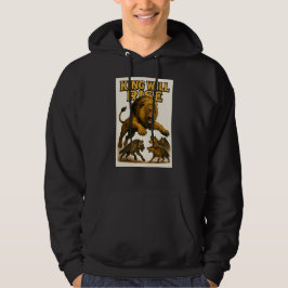 Sudadera King Will Rise | Motivational Lion Art
