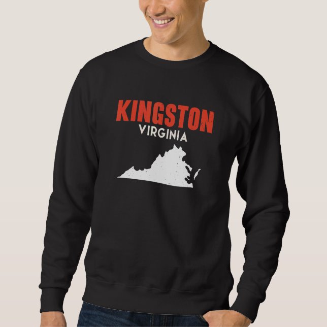 Sudadera Kingston Washington USA State America Travel Washi (Anverso)
