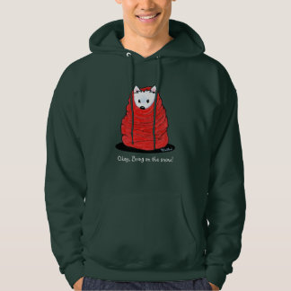 Sudadera KiniArt acogedor invierno Westie Terrier