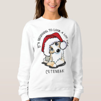 Sudadera KiniArt Aussie Shepherd Navidades de cachorros sud