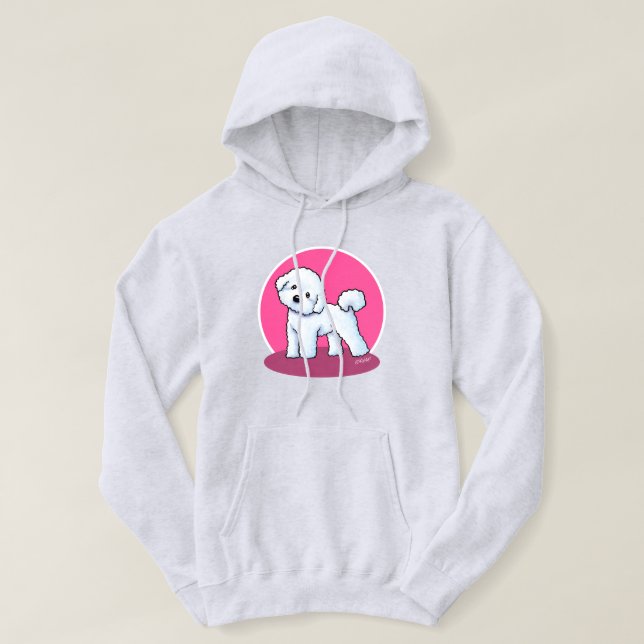 Sudadera KiniArt Bichon Frise (Diseño del anverso)