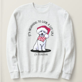Sudadera KiniArt Bichon Navidades Sweatshirt