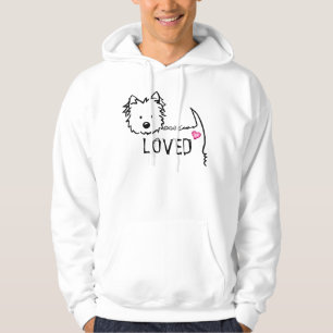 Sudadera KiniArt Camiseta Westie Terrier LOVE