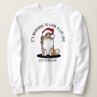 Sudadera KiniArt Collie Navidades Sweatshirt