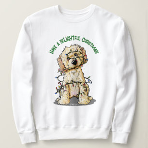 Sudadera KiniArt Goldendoodle Delightful Navidades