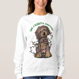 Sudadera KiniArt Goldendoodle Delightful Navidades
