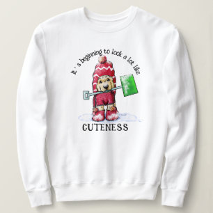Sudadera KiniArt Invierno DoodleMoji Perro