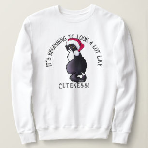 Sudadera KiniArt Kitty Cat Navidades Sweatshirt