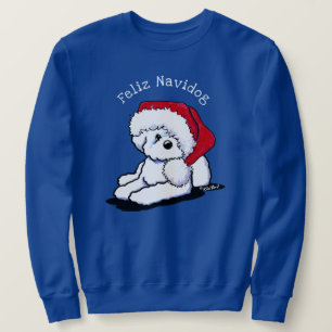 Sudadera KiniArt Navidad Bichon Frise
