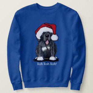 Sudadera KiniArt Navidad Newfie Perro Capucha