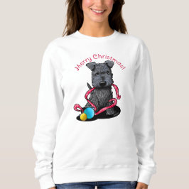 Sudadera KiniArt Navidades Kerry Blue Puppy Sweatshirt