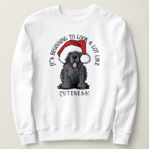 Sudadera KiniArt Newfoundland Navidad