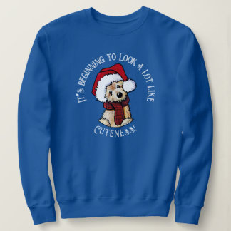 Sudadera KiniArt Norwich Terrier Navidades Sweatshirt