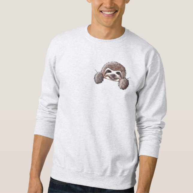 Sudadera KiniArt Pocket Sloth (Anverso)