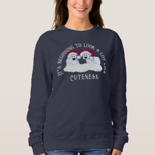 Sudadera KiniArt Polar Oso Navidades Sweatshirt