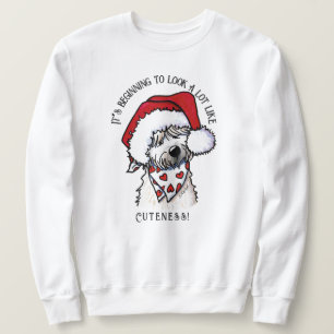Sudadera KiniArt Soft Coated Wheatie Navidad