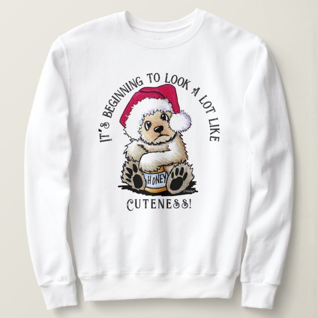 Sudadera KiniArt Spirit Bear Navidades Sweatshirt (Anverso del diseño)