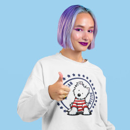 Sudadera KiniArt Stars And Stripes Westie Sweatshirt